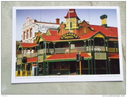 Australia - Exchange Hotel  Kalgoorlie  WA  -German Postcard  Photo Clemens Emmler   D120910