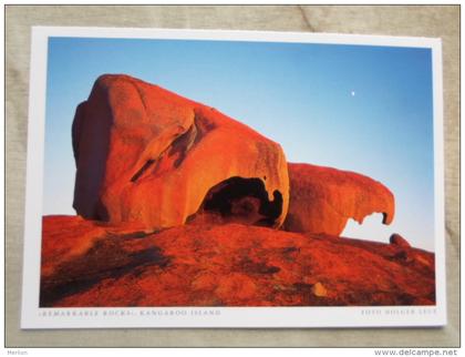 Australia   - Remarkable Rocks - Kangaroo Island  -S.A. - German  Postcard    D121001