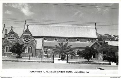 australia, TAS, LAUNCESTON, Roman Catholic Church  (1950s) Murray Views RPPC