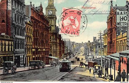 Australia - MELBOURNE (VIC) Bourke Street - Publ. unknown