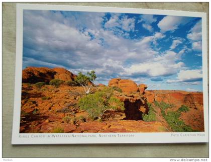 Australia  -  Kings Canyon  im  Watarrka  National Park -   Northern Territory  -  German  Postcard    D121221