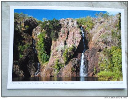 Australia  - Twin Falls -Tabletop Ranges   -  National Park -   Northern Territory  -  German  Postcard    D121223