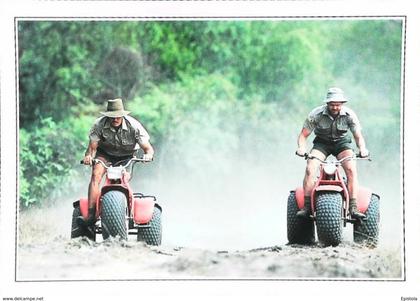 Australie  Parc National de Kakadu  patrouille de rangers Quad Honda ATC ATV    Années 80s