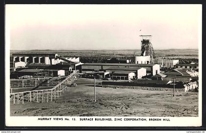 AK Broken Hill, Surface Buildings, Zinc Corporation