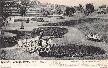 Australia - PERTH (WA) Queen's Garden - Publ. The Austral Stores 3