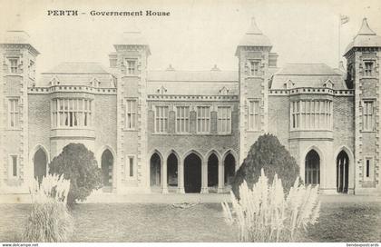 australia, WA, PERTH, Government House (1900s) Postcard