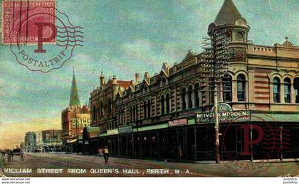 WILLIAM STREET FROM QUEEN'S HALL  PERTH    WA     AUSTRALIA