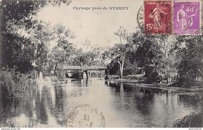 Australia - SYDNEY (NSW) Landscape near Sydney - Publ. Messageries Maritimes