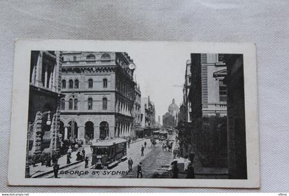Cpa 1913, Sydney, George street, Australie