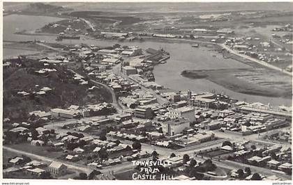 Australia - TOWNSVILLE (QLD) View from Castle Hill - REAL PHOTO - Publ. unknown