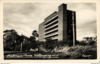 australia, NSW, WOLLONGONG, Hickman House (1950s) Mowbray RPPC Postcard