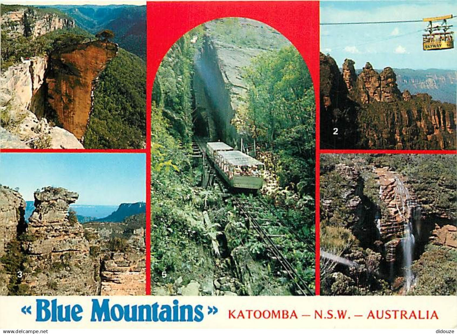 Australie - Australia - Katoomba - Blue Mountains - Multivues - Railway - CPM - Voir Scans Recto-Verso