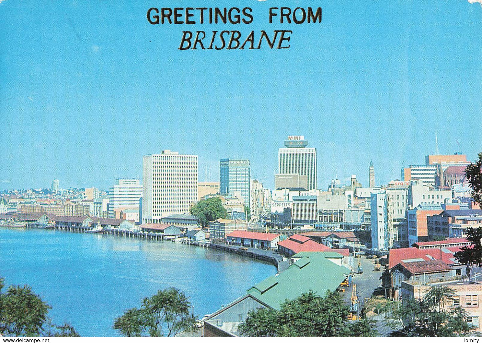 Australie Brisbane 1968 CPM greetings from Brisbane