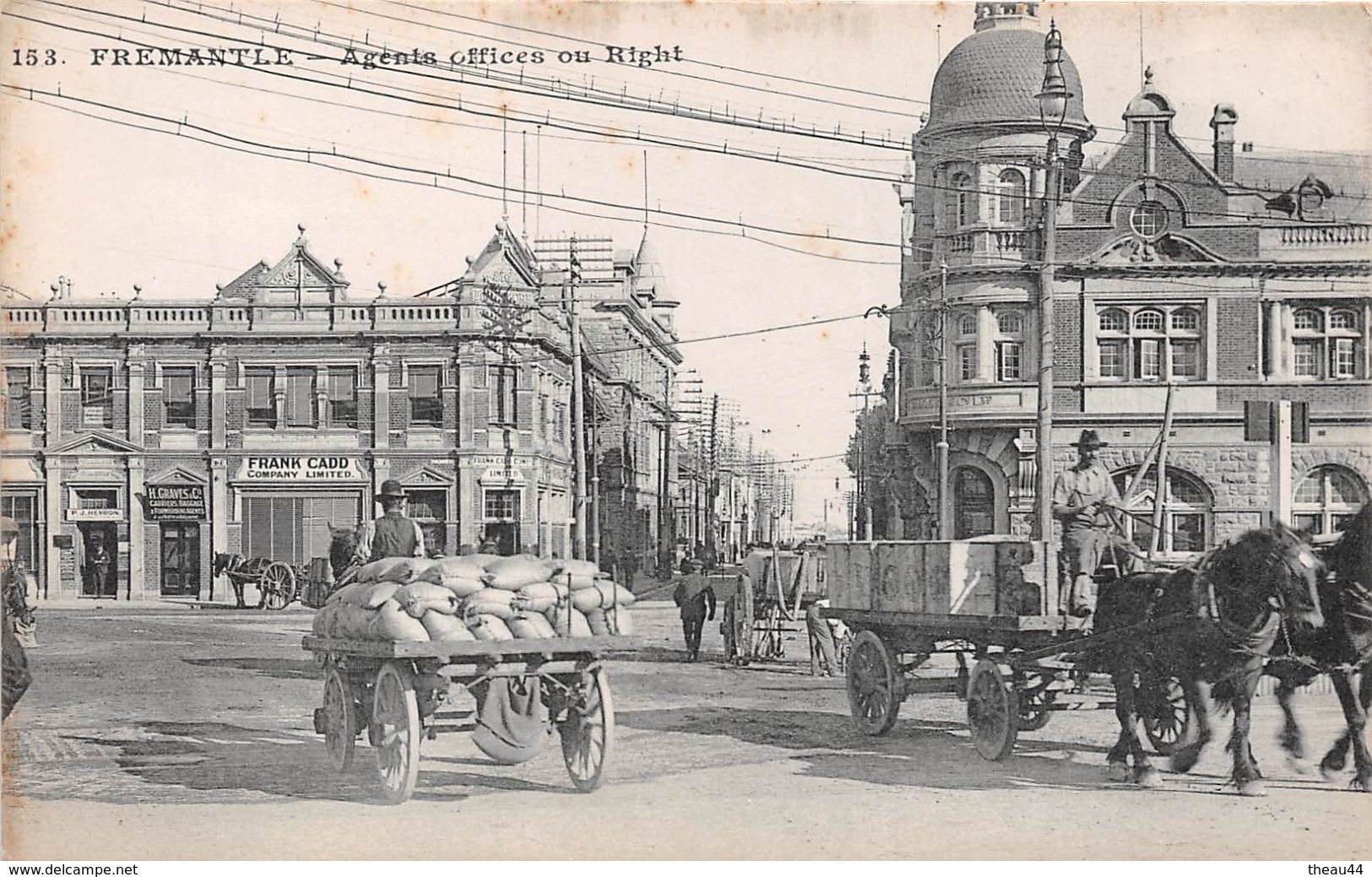 ¤¤  -  AUSTRALIE  -  FREMANTLE   -  Agents Offices ou Right  -  ¤¤