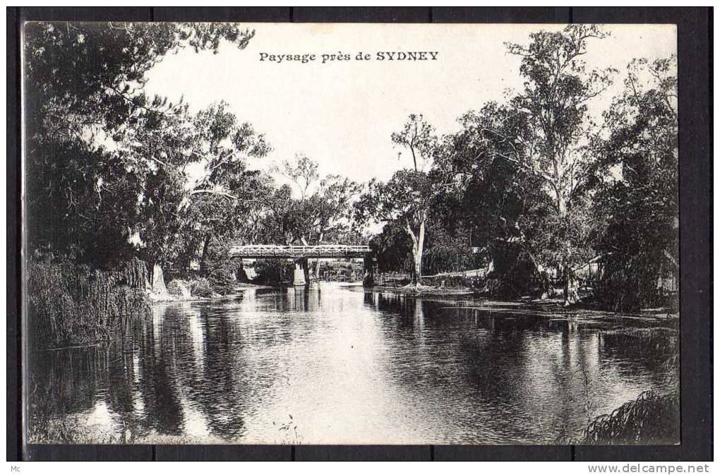 Australie - Paysage près de Sidney - Messageries Maritimes - Pont