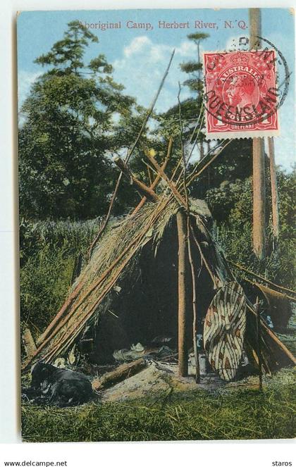 Australie - Aboriginal Camp - Herbert River - N.Q.