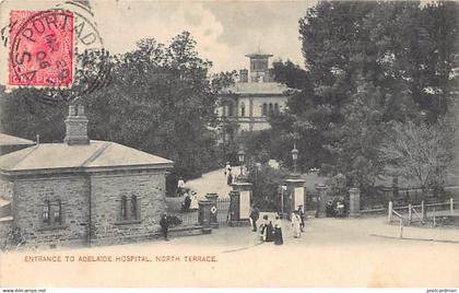 Australia - ADELAIDE (SA) Entrance to Adelaide Hospital, North Terrace - Publ. unknown