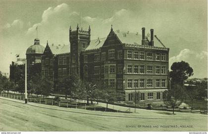 australia, SA, ADELAIDE, School of Mines and Industries (1910s) Postcard