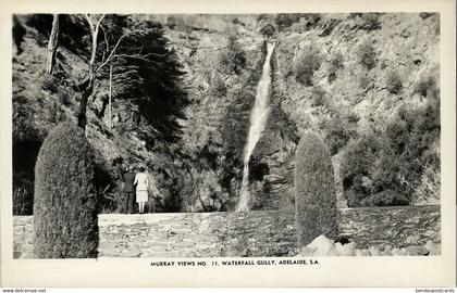 australia, SA, ADELAIDE, Waterfall Gully (1950s) Murray Views RPPC Postcard