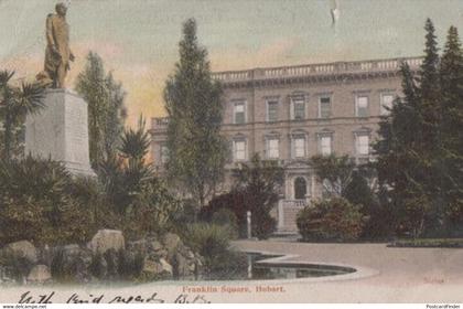 Franklin Square Hobart Old Postcard