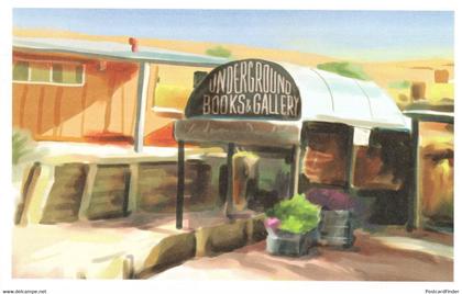 Underground Books & Art Gallery Coober Pedy Australia Shop Postcard