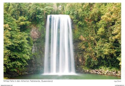 Postcard Australia Atherton Tablelands Queensland Millaa Falls