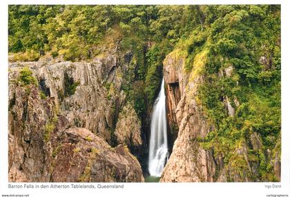 Postcard Australia Queensland Atherton Tablelands Barron Falls