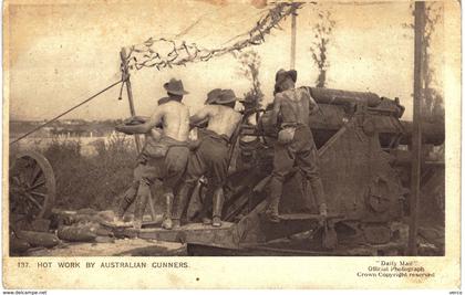 Carte POSTALE Ancienne de   AUSTRALIE - Australian Gunners