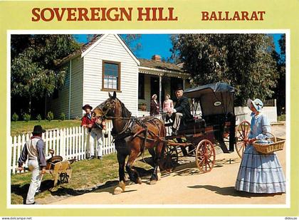 Australie - Australia - Ballarat - sovereign hill goldmining township - Passing Linton Cottage - SOVEREIGN HILL GOLDMINI