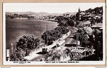 2317 / ⭐ ♥️ Peu Commun HAMILTON BRISBANE Queensland (QLD) Pretty view Tramway Camion  1930s SIDUES séries N° 1048