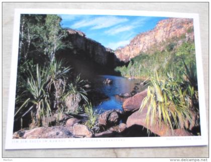 Australia  - Kakadu National Park    JIM JIM Falls -   Northern Territory  -  German  Postcard    D121233