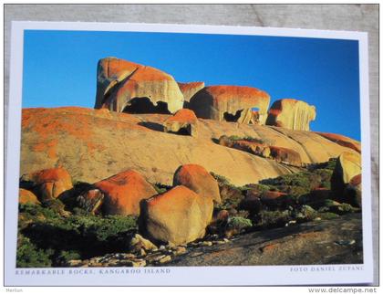 Australia   - Remarkable Rocks - Kangaroo Island  -S.A. - German  Postcard    D121002