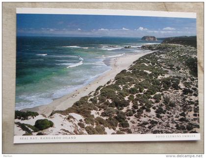 Australia  -Seal Bay  Kangaroo Island  -S.A. - German  Postcard    D120983