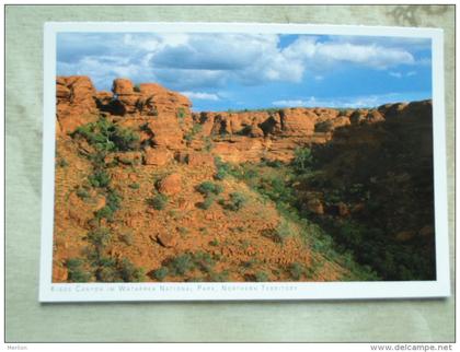 Australia  -Kings Canyon - Watarrka  N.P.  - Northern Territory  -  German  Postcard    D121174