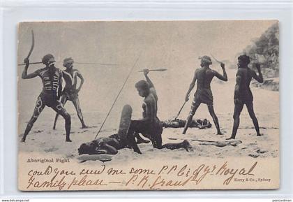 Australia - Aboriginal fight - Publ. Kerry & Co.