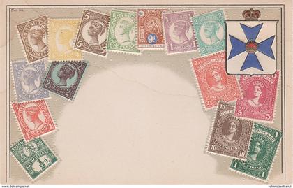 Philatelie Litho AK Queensland QLD a Brisbane Gold Coast Cairns Australien Australia Australie Briefmarke Stamp Timbre