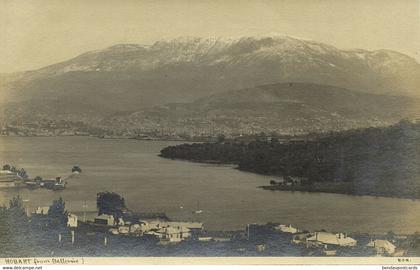 australia, TAS, HOBART, View from Bellerive (1910) R.C. Harvey RPPC Postcard