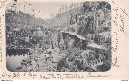 AUSTRALIE 1904 CARTE POSTALE DE LAUNCESTON