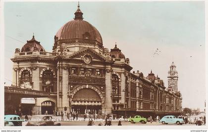 AK Melbourne Flinders Street Railway Train Station Gare Bahnhof St Kilda Rd Victoria VIC Australia Australien Australie