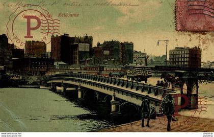 Queens Bridge Melbourne VIC Victoria  AUSTRALIA