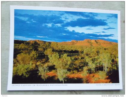 Australia  - Kings Canyon im Watarrka National Park - Northern Territory  German  Postcard    D121345