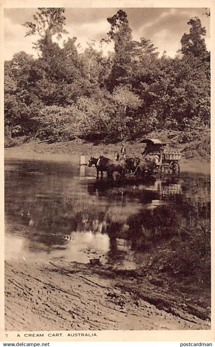 Australia - Australian Outback - A cream cart - Publ. Raphael Tuck & Sons