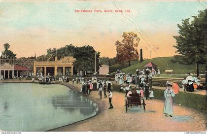 PAYS BAS - Springbrook Park - South bend - Animé - Carte Postale Ancienne