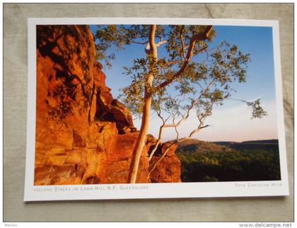 Australia -Island Stack   -Lawn Hill  N.P.    -Queensland  -  German  Postcard    D121108