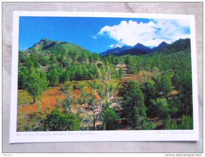 Australia   - Flinders Ranges  Valley  .  -S.A. - German  Postcard    D120996