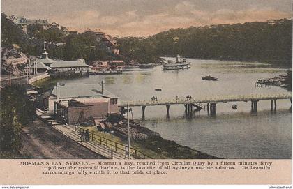 AK Sydney City Suburbs Mosman 's Bay Circular Quay Quai Ferry New South Wales NSW Australia Australien Australie