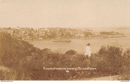 Australia - SYDNEY (NSW) Sydney harbour showing Blues Point - REAL PHOTO - Publ. unknown