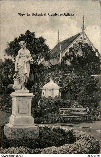 View in Botanical Gardens Ballarat Australia