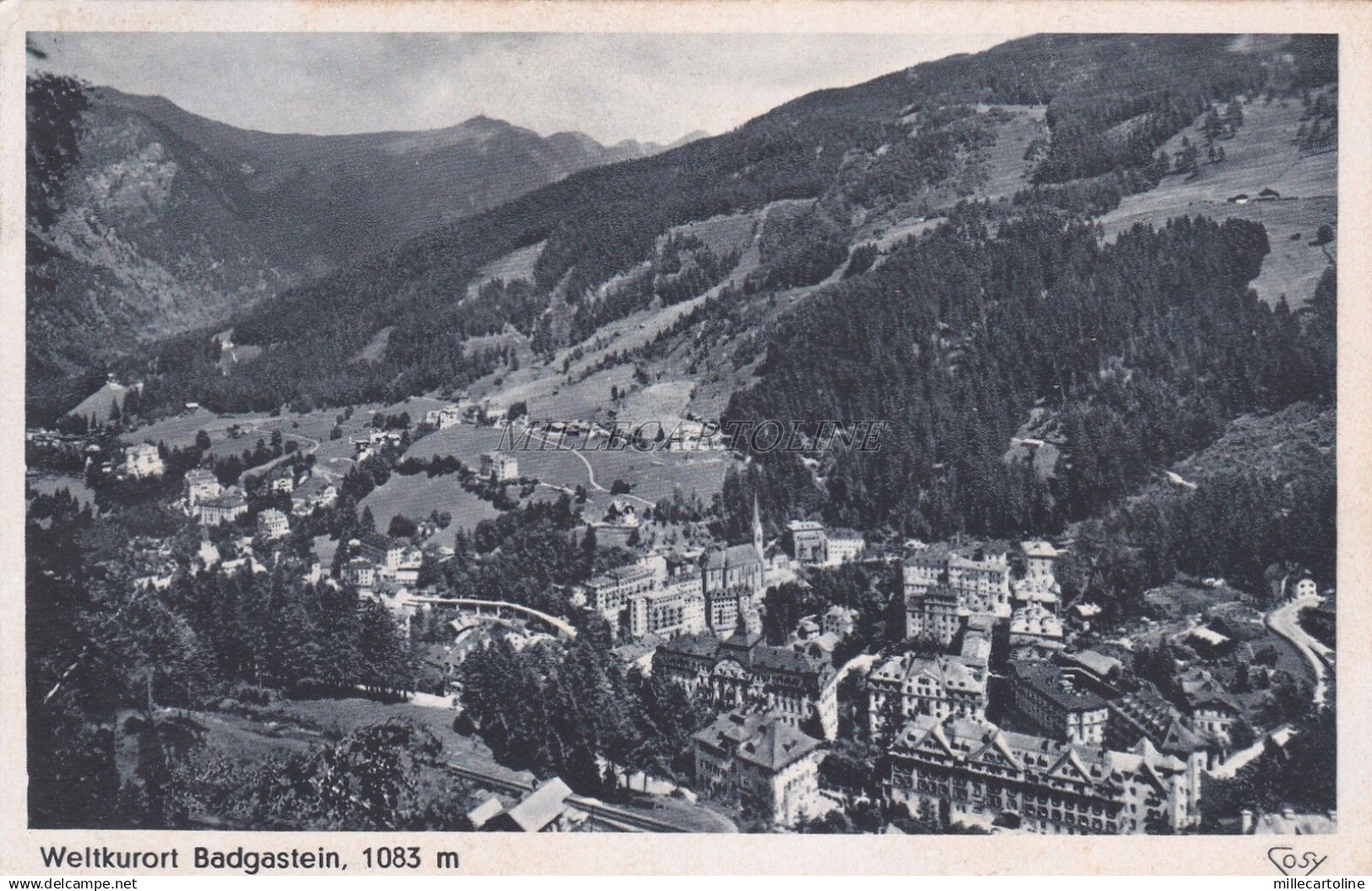 AUSTRIA - Bad Gastein - Weltkurort Bad Gastein (1083m.) - 1950