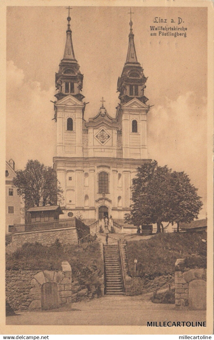 AUSTRIA - Linz - Wallfahrtskirche am Postlingberg 1914